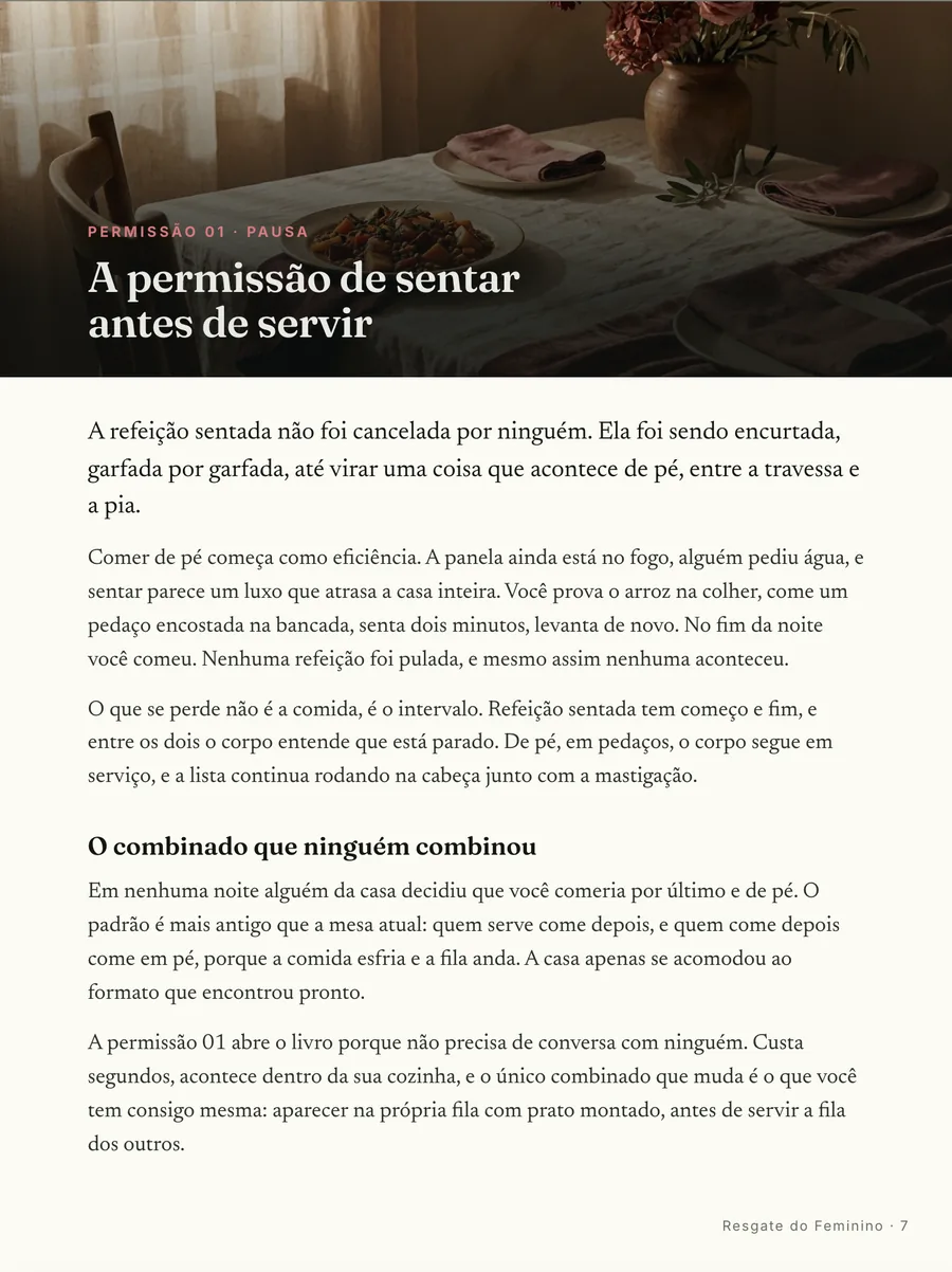 Abertura de permissão: Cada permissão abre em cena, com o combinado que ninguém combinou nomeado